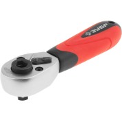 Трещотка для торцовых головок и бит ЗУБР 27735-1/4, 1/4&Prime;