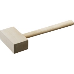 Деревянная прямоугольная киянка ЗУБР 2045-06, 330 г, 70 х 50 мм