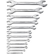 Набор рожковых гаечных ключей ЗУБР Профессионал 27011-H12, 12 шт, 6 - 32 мм