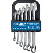 Набор комбинированных гаечных ключей ЗУБР Профессионал 27088-H6, 6 шт, 6 - 14 мм
