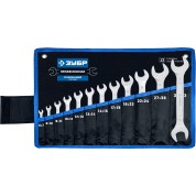 Набор рожковых гаечных ключей ЗУБР Профессионал 27010-H12, 12 шт, 6 - 32 мм