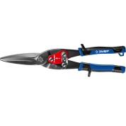 Прямые удлинённые ножницы по металлу ЗУБР Профессионал 23130-SL, 290 мм