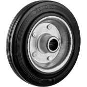 Колесо ЗУБР Профессионал 30936-160, d 160 мм, г/п 145 кг, игольчатый подшипник, резина/металл