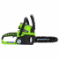 Пила цепная аккумуляторная G-24 24V GREENWORKS G24CS25K2
