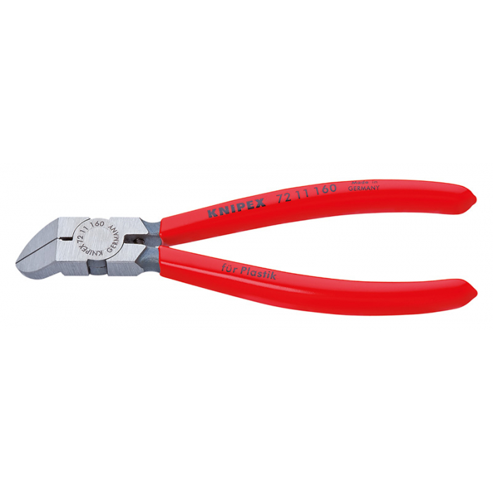 Кусачки боковые для пластмассы KNIPEX KN-7211160SB