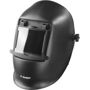 Маска сварщика со стеклянным светофильтром ЗУБР Профессионал 11072, МСО-11, затемнение 11, откидной блок