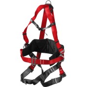 Страховочная и удерживающая привязь ЗУБР 11580, ЭЛЬБРУС фурнитура из оцинкованной стали, 3 точки крепления, размер L (1140-1440)