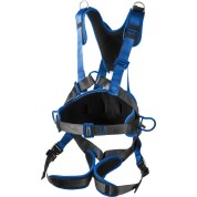 Страховочная и удерживающая привязь ЗУБР Профессионал 11593, МОНБЛАН стальная фурнитура с полимерным покрытием, 4 точки крепления, р. L(1140-1440)