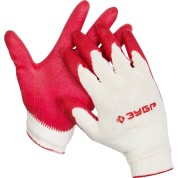 Перчатки ЗУБР 11458-S, 13 класс, УНИВЕРСАЛ, S-M, х/б перчатки с нитриловым обливом, маслобензостойкие