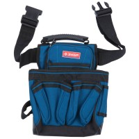 Поясной подсумок с 7 карманами и держателем для молотка ЗУБР 38634