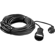 Силовой удлинитель-шнур ЗУБР 55023-20, ПВС-207-Ш, ПВС, 2 x 0.75 мм2, 20 м, 2200 Вт