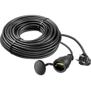 Силовой удлинитель-шнур ЗУБР Профессионал 55017-30, КГ-325-Ш, КГ, 3 х 2.5 мм2, 30 м, IP44, 4000 Вт