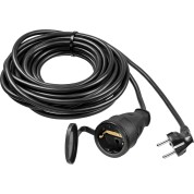 Силовой удлинитель-шнур ЗУБР Профессионал 55020-10, ПВС-315-Ш, ПВС, 3 х 1.5 мм2, 10 м, IP44, 3500 Вт