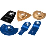 Набор насадок для реноватора ЗУБР Профессионал 15574, НР-6 UniLock, OIS-хвост., 6 предм.