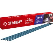 Электрод сварочный ЗУБР 40015-4.0, Д 4.0 х 450 мм, 5 кг в коробке МР-3 рутиловый