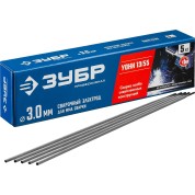Электрод сварочный ЗУБР Профессионал 40025-3.0, Д 3.0 х 350 мм, 5 кг в коробке, УОНИ 13/55 с основным покрытием