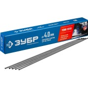 Электрод сварочный ЗУБР Профессионал 40025-4.0, Д 4.0 х 450 мм, 5 кг в коробке, УОНИ 13/55 с основным покрытием