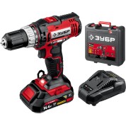 Дрель-шуруповерт ЗУБР ДШЛ-145-21, С1, 14.4 В, 35 Н&middot;м, 1 АКБ (2 А&middot;ч), кейс