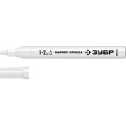 Маркер-краска ЗУБР 06326-8, 1 мм, МК-200 белый