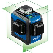 Лазерный нивелир ЗУБР Профессионал 34909, КРЕСТ 3D