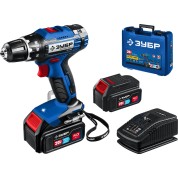 Дрель-шуруповерт ЗУБР Профессионал DL-201-42, Т7, 20 В, 50 Н&middot;м, 2 АКБ (4 А&middot;ч), кейс