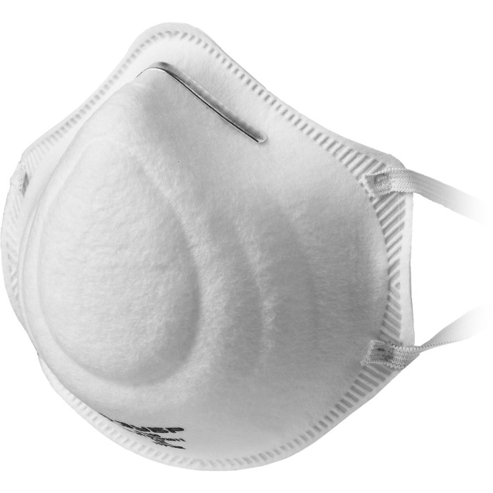 Фильтрующая полумаска ЗУБР 11169, Ф-80, класс защиты FFP1, коническая