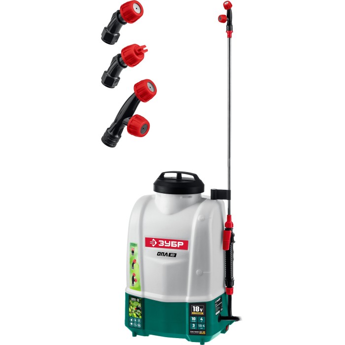 Аккумуляторный опрыскиватель ЗУБР ОПЛ-10, 10 л, без АКБ