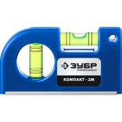 Магнитный компактный уровень ЗУБР Профессионал 34551, КОМПАКТ - 2М, 85 мм