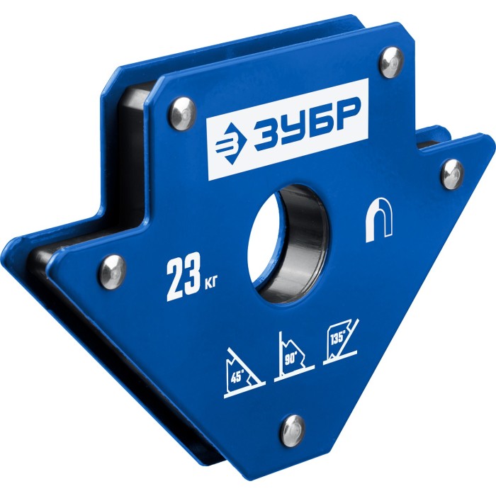 Угольник магнитный для сварочных работ ЗУБР Профессионал 40050-23, УМ-3, 23 кг