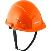 Защитная каска ЗУБР Профессионал 11094-1, ФОРТ, оранжевая, храповый механизм регулировки, универсальное крепление для наушников и щитков