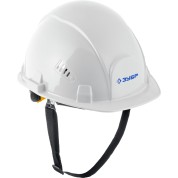 Защитная каска ЗУБР Профессионал 11094-2, ФОРТ, белая, храповый механизм регулировки, универсальное крепление для наушников и щитков