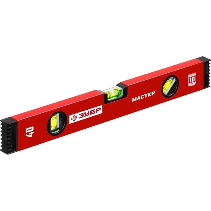 Уровень с усиленным профилем ЗУБР МАСТЕР 34584-040, 400 мм