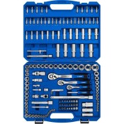 Универсальный набор инструмента ЗУБР Профессионал 27637-H150, А-151, 151 предм., (1/2&Prime;+ 3/8&Prime;+ 1/4&Prime;)