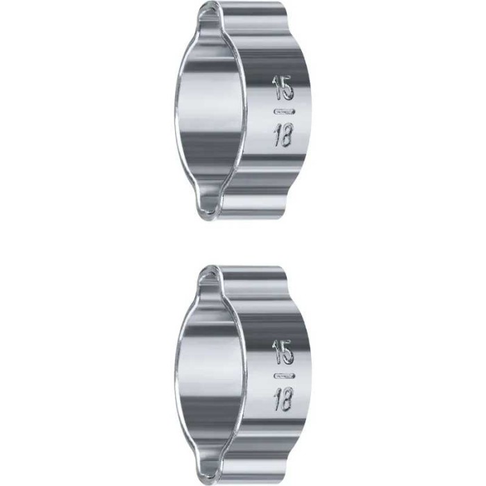 Обжимной хомут ЗУБР Профессионал 64929-13-15, 13 - 15 мм, 2 шт