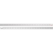 Усиленная нержавеющая линейка ЗУБР Профессионал 34280-100, Про-100, длина 1.0 м