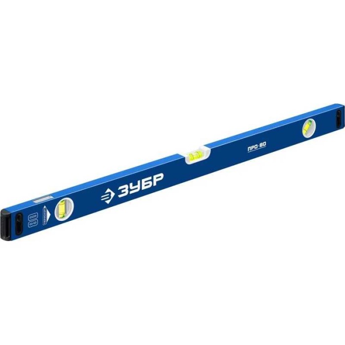 Уровень с усиленным профилем ЗУБР Профессионал 34590-080, ПРО, 800 мм