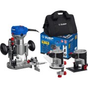 Сумка ЗУБР Профессионал ФПК-750Н, 3 основания, 750 Вт, кромочный фрезер