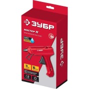 Электрический термоклеевой пистолет ЗУБР 06851-11, d 11 мм, выход клея 10 г/мин