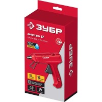 Электрический термоклеевой пистолет ЗУБР 06851-11, d 11 мм, выход клея 10 г/мин