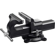 Слесарные тиски ЗУБР 3258, 150 мм