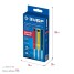 3 автоматических карандаша ЗУБР 06312-H6, АСК набор: 18 сменных грифелей: 6ч + 6ж + 6к ( d 2, 8 мм, HB)