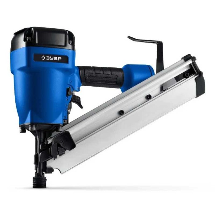 Пневматический нейлер для реечных гвоздей ЗУБР SN34/D34 (50-90 мм) ЗУБР Профессионал 31925, SN34-90A