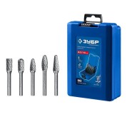 Набор борфрез твердосплавных ЗУБР ПРОФЕССИОНАЛ 28815-H5, 5 ш