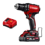 Бесщеточная дрель-шуруповерт ЗУБР ДБ-65-21, 20 В, 65 Н&middot;м, 1 АКБ LMS (2 А&middot;ч)