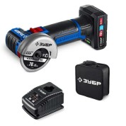 Бесщеточная УШМ ЗУБР Профессионал AB-76-41, 12 В, D76 мм, 1 АКБ тип Т7 (4 А&middot;ч), сумка