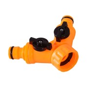 Разветвитель регулируемый 2-х канальный со штуцерами Вихрь