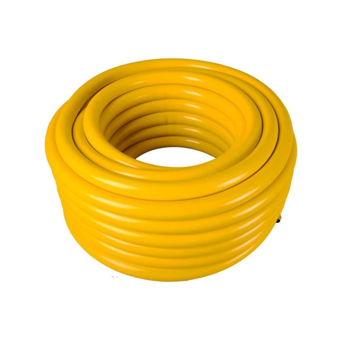Шланг усиленный поливочный армированный Вихрь 1", 25 м, жёлтый