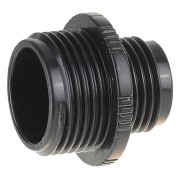 Переходник из ударопрочного пластика RACO 4250-55292C, ORIGINAL, внешняя резьба 1/2&Prime; - внешняя резьба 3/4&Prime;