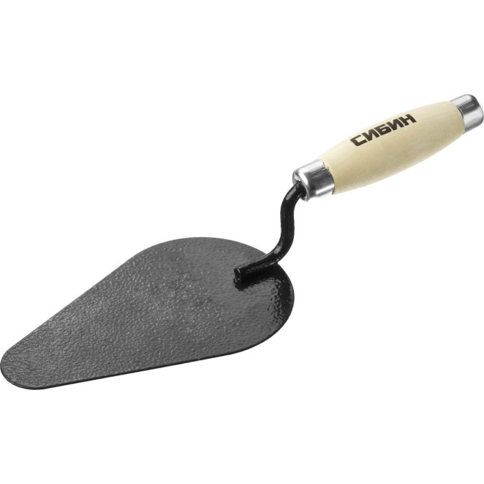 Кельма печника СИБИН 0820-4, 170 х 105 мм, деревянная ручка