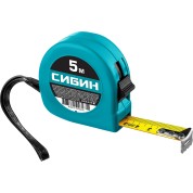 Рулетка СИБИН 34020-05-19, 5 м х 19 мм